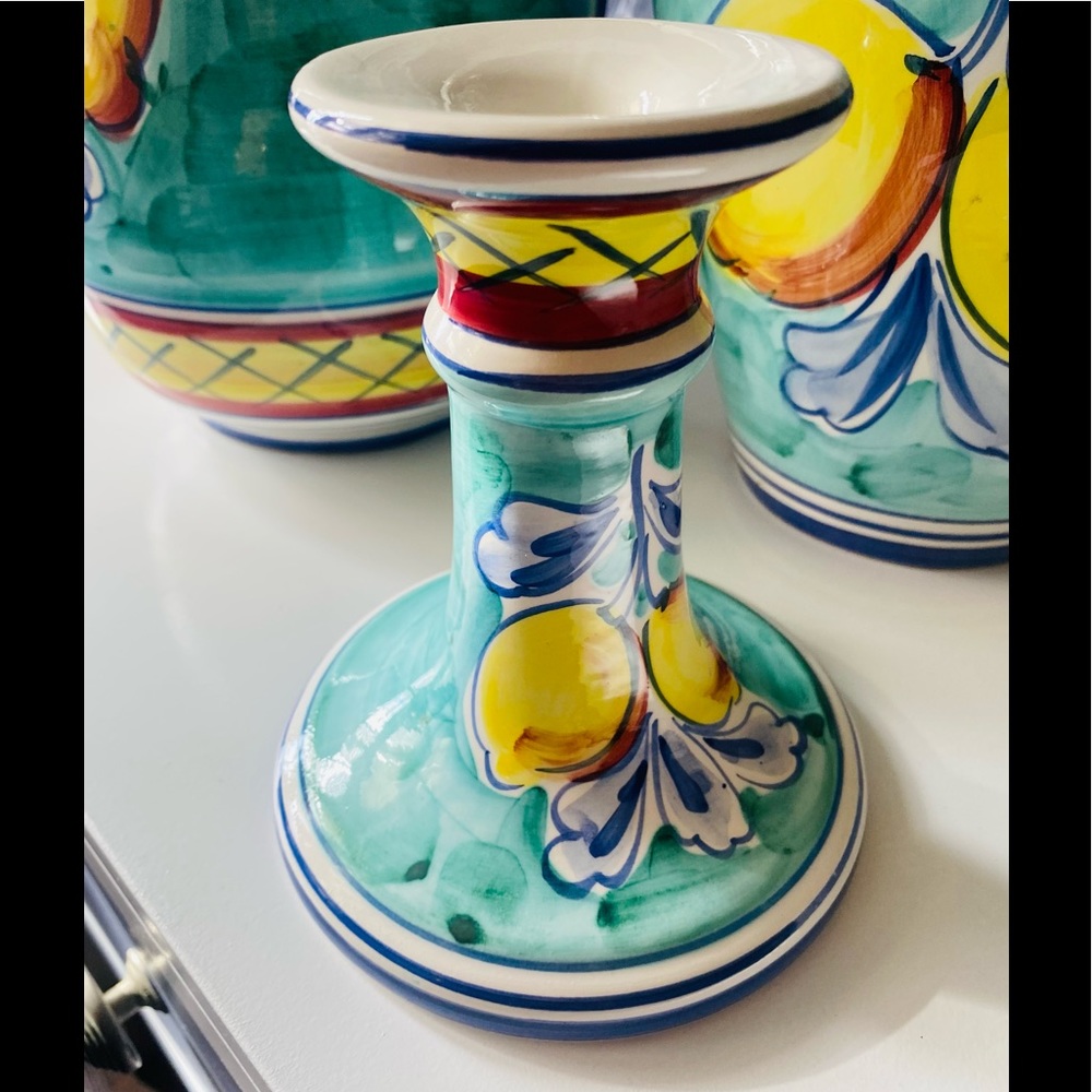 The cellar lemons design candle holder